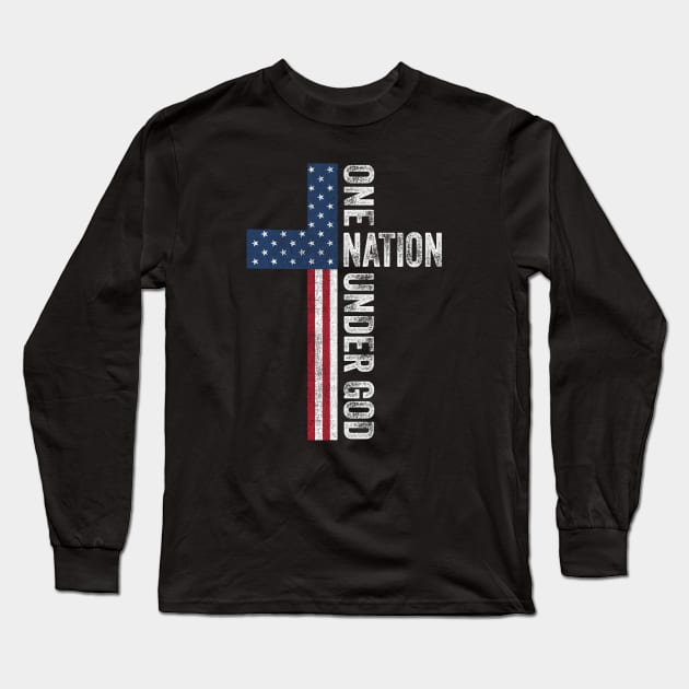 One nation under god Long Sleeve T-Shirt by TheDesignDepot